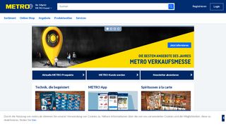 Metro Gutscheine - Screenshot
